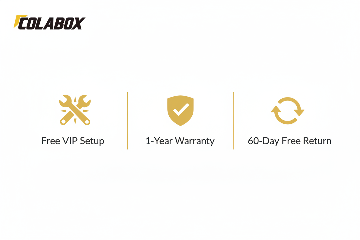 ColaBox Trust Badge White