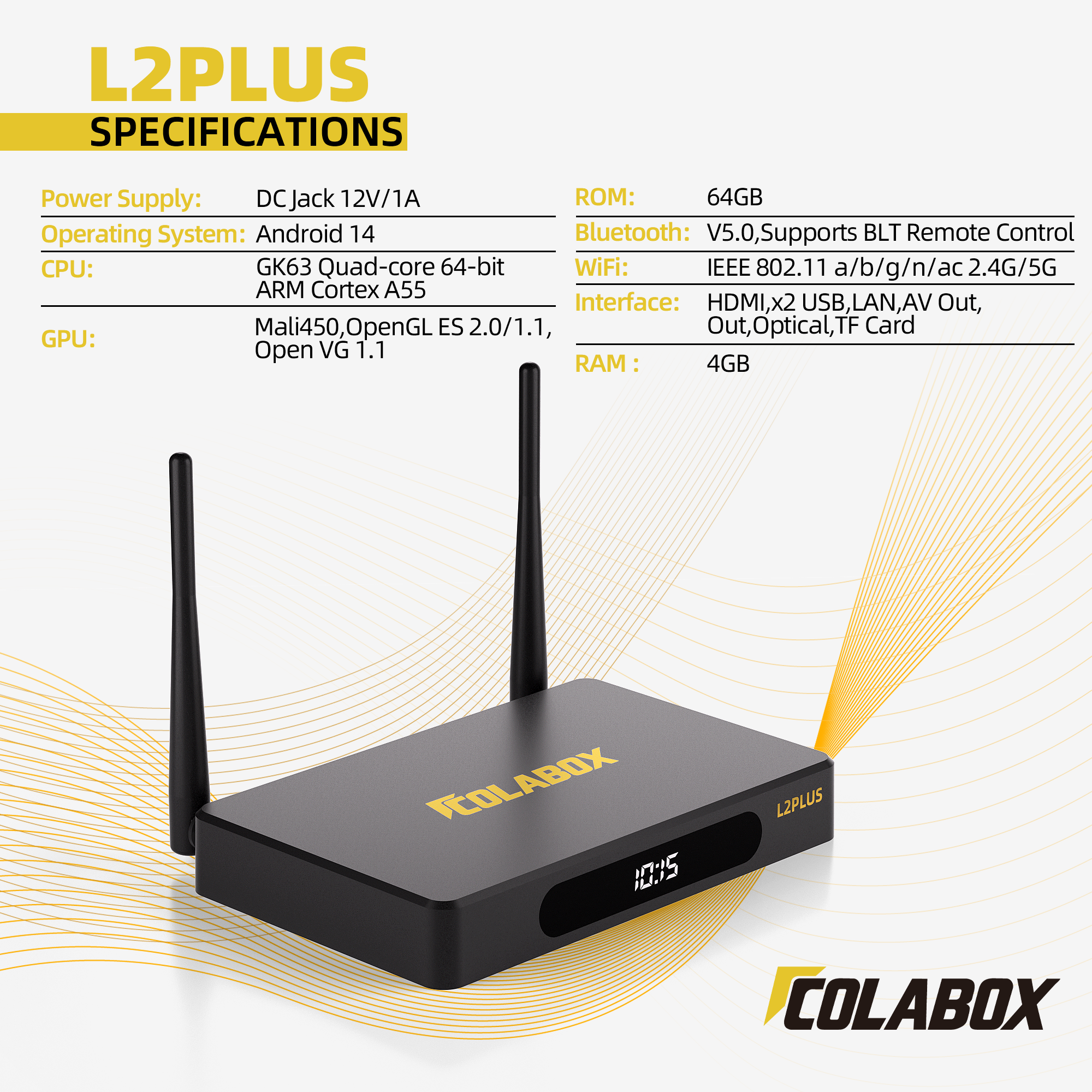 ColaBox L2 Plus — One Device. Thousands of Channels. Zero Monthly Fees.