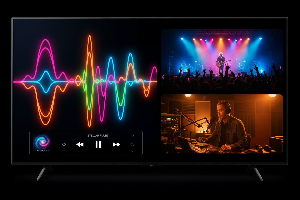 Music & Radio TV Screen