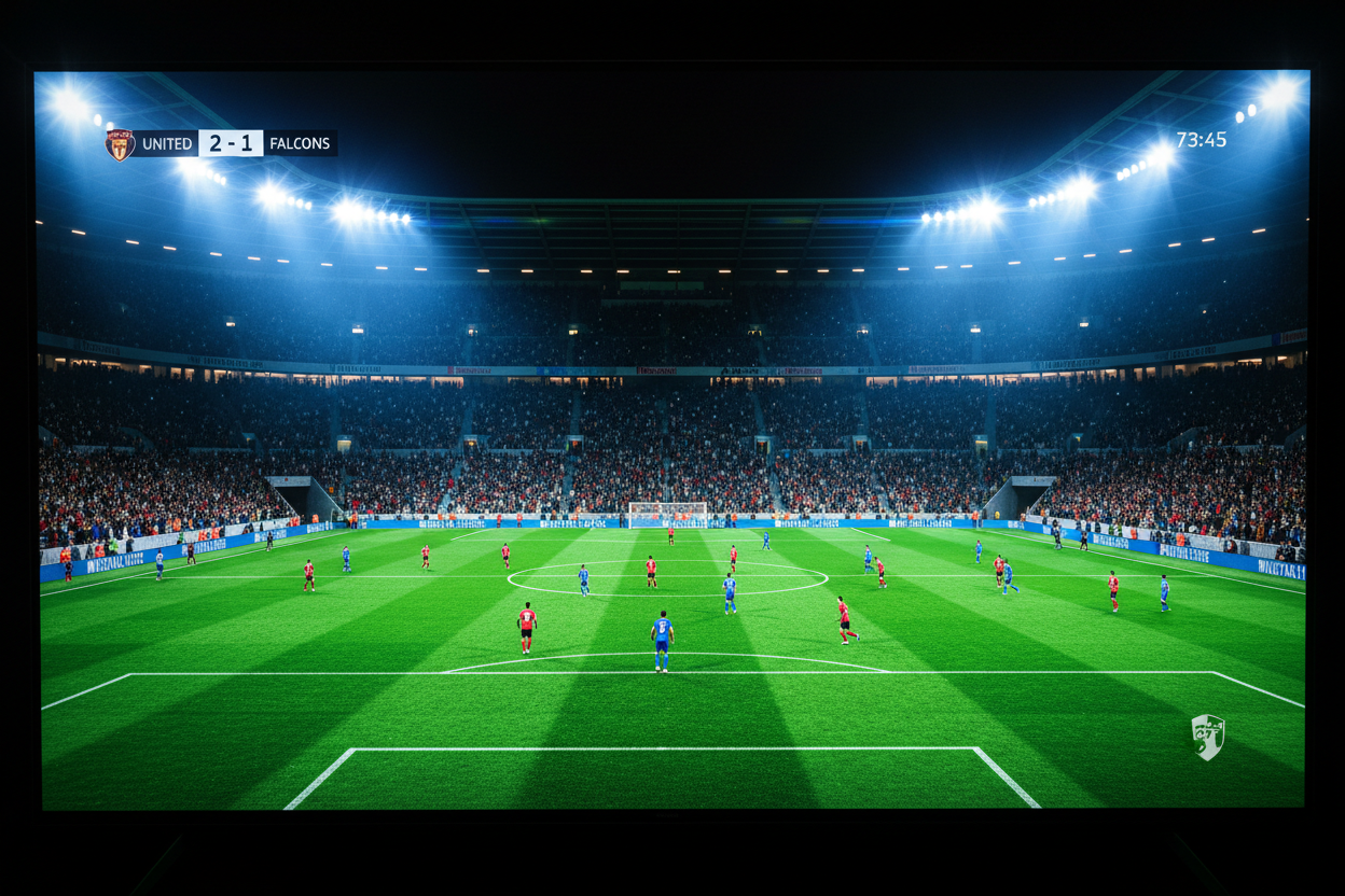 Live Soccer TV Screen